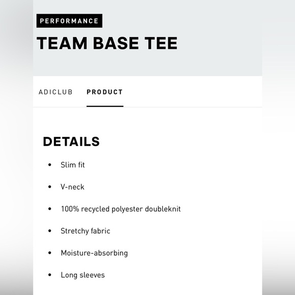 Adidas long sleeve lightweight top - Picture 4 of 4